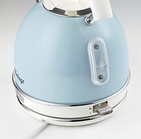 Ariete 2877 Vintage Electric Kettle 1.7L Stainless Steel Kettle Auto Shut-Off